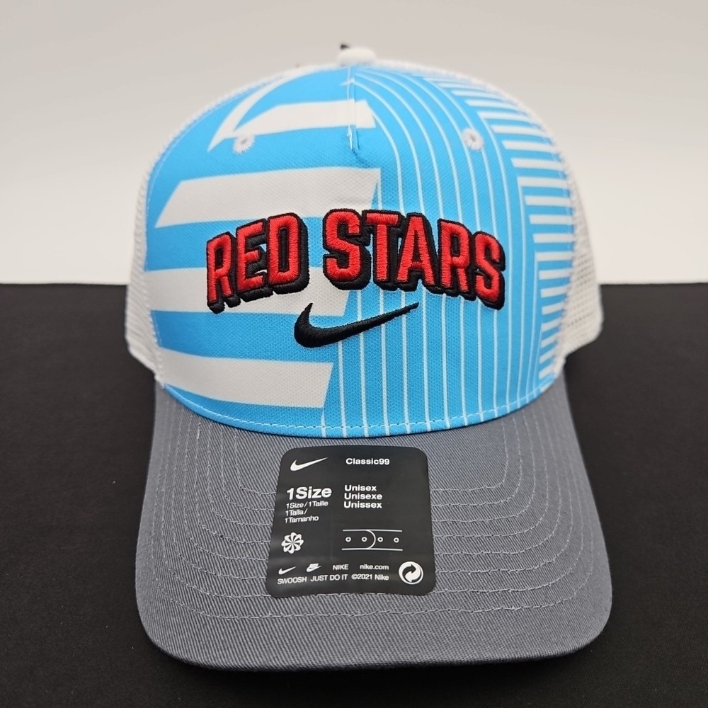 Nike Classic99 Chicago Red Stars FC Trucker Hat‎ Snapback Cap NWSL New